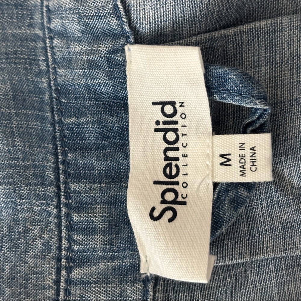 Splendid Breck Chambray Jacket with Drawstring - Picture 5 of 6